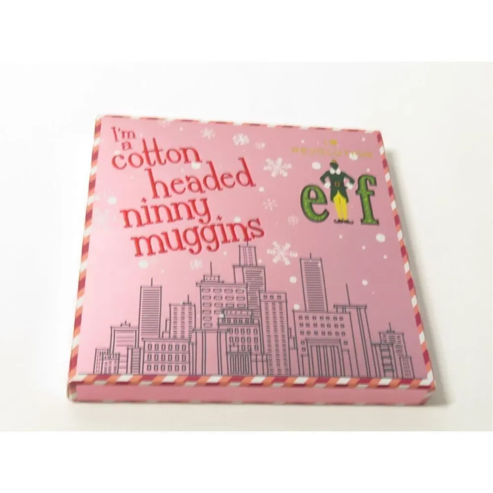 Elf X Revolution Ninny Muggins Eyeshadow Palette Highlighter Lip Balm & Scrub NI